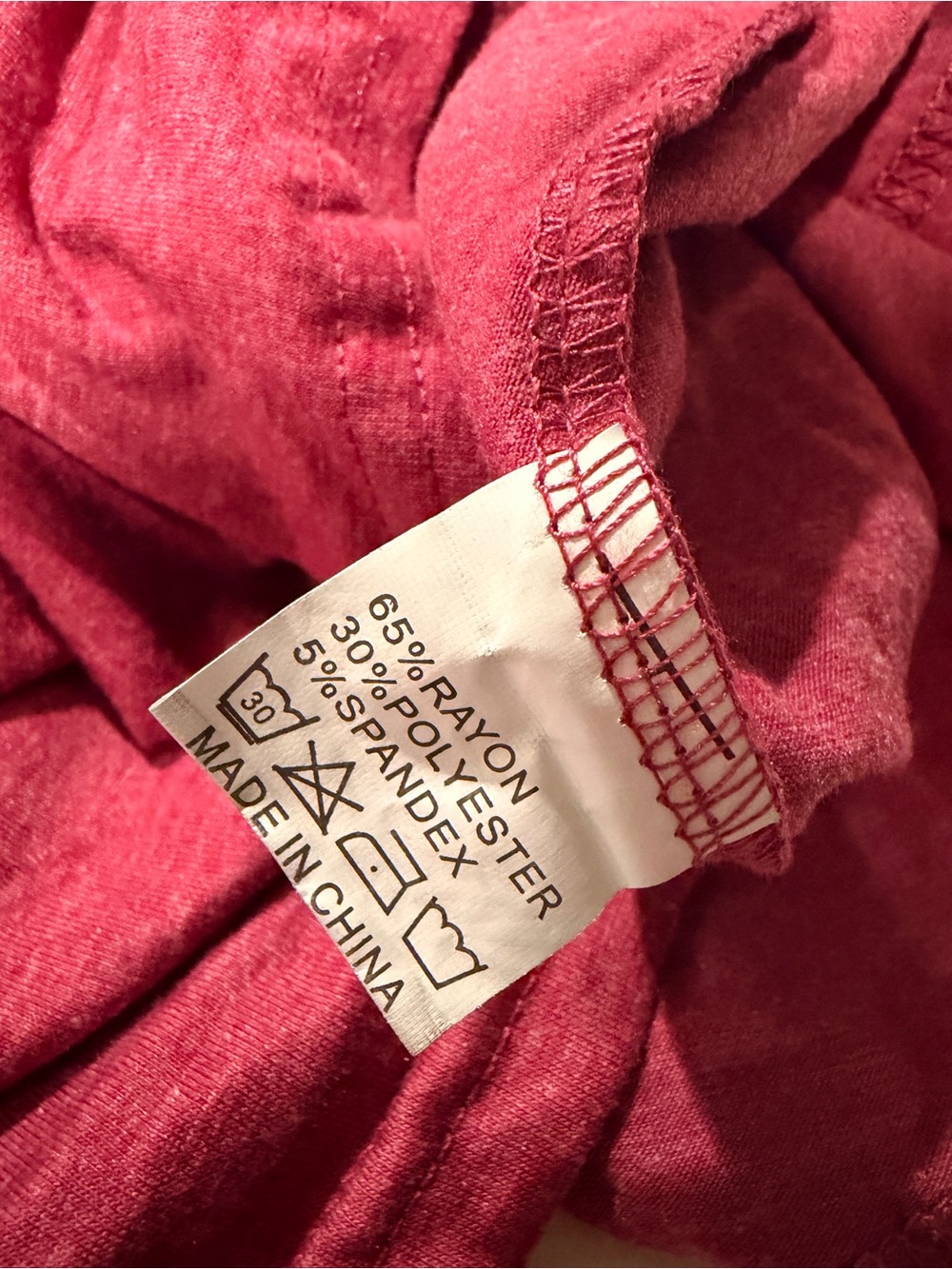 V-Neck Long Sleeve Babydoll Top - Deep Berry NWOT - Picture 7 of 7